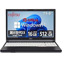 Fujitsu ノートPC Intel搭載✨ Amazon.co.jp: 【整備済み品】 【第8世代CPU搭載】FUJITSU ノート
