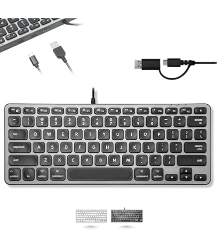 Amazon | Macally 有線キーボード Mac用 | Apple キーボード (78キー