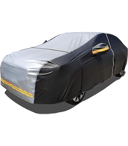 USCarCover 5 Layer Car Cover For Plymouth Fury 1956-1960 Semi Custom Fit Full Coverage Pollution, Dust, Sun, Snow, Rain All Weather Protection, Breathable