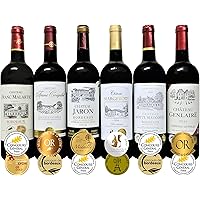 ALLダブル金賞受賞 赤ワイン6本セット フランス ボルドー産 ソムリエ厳選 750ml×6本