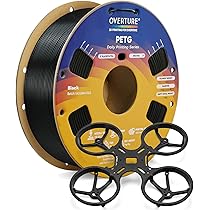 OVERTURE PETG フィラメント 1.75mm 1kg ブラック