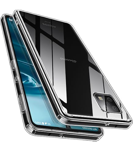 Amazon.co.jp: AQUOS sense6 / Sense 6s ケース クリア SHG07 SH-54B