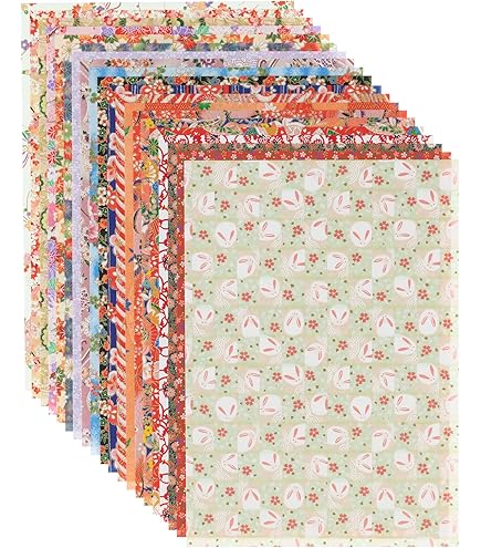 Amazon | 【Amazon.co.jp 限定】和紙かわ澄 千代紙 友禅和紙 B4 判 15