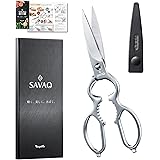【プロ料理人が監修】SAVAQ キッチンバサミ 料理はさみ 分解 オールステンレス 食洗機対応