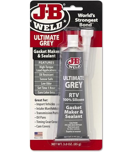 3 Permatex 82194 ULTRA GREY Rigid High-Torque RTV Silicone Gasket Maker 3.5 oz