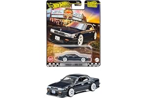 ホットウィール(Hot Wheels) ブールバード 日産 ローレル C33 乗り物おもちゃ ミニカー 3歳から ブラック JBL10