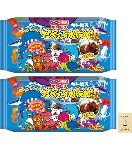 Amazon.co.jp: OKURUX ギンビス たべっ子どうぶつ チョコビスケット 4