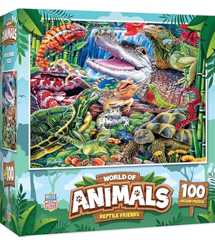 Amazon | Ravensburger 爬虫類リゾートパズル - 300 XXL ピース