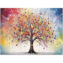 『つがい』絵画・インテリア Amazon.co.jp: 絵画 森の中の鹿インテリア 絵画 超リアルな動物