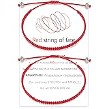 Seyaa Red String of Fate Bracelets kabbalah Good Luck Protection Matching Bracelets Gifts for Couple Lover Women Men Boyfrien