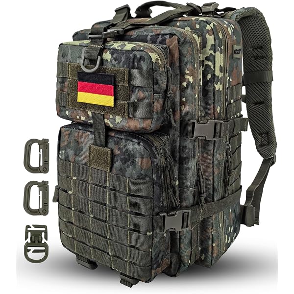 Tactical One-Strap Assault Pack - Small 20L MOLLE Sling Bag In Olive Green - View #8