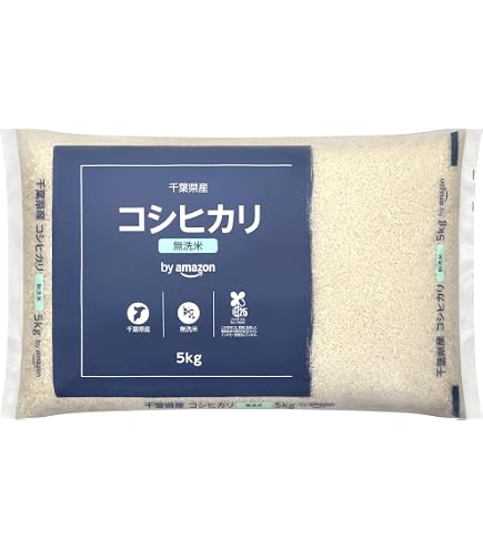 Amazon.co.jp: by Amazon 新潟県産 ゆきん子舞 無洗米 5kg 令和7年産