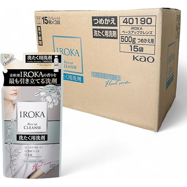 a*i様 IROKAベースアップ クレンズ　洗たく用洗剤　フローラルサボンの香1 IROKA洗剤 / ハミングフレア(洗濯用洗剤, 日用品・雑貨)の通販