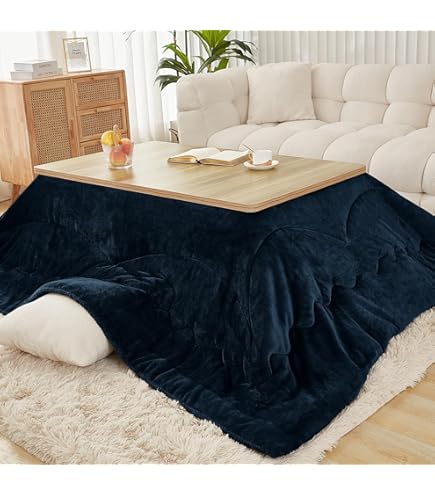 Amazon｜東谷 AZUMAYA 省スペースこたつ掛布団 正方形 ブラウン