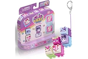 Clickeez 5-Pack | 5 Collectible Character Keyboard Keys Click and Clack | Create Your Own Keychain | Ages 6+