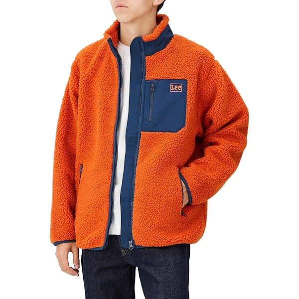 Amazon | [リー] アウター ボアフリースジップジャケット | コート
