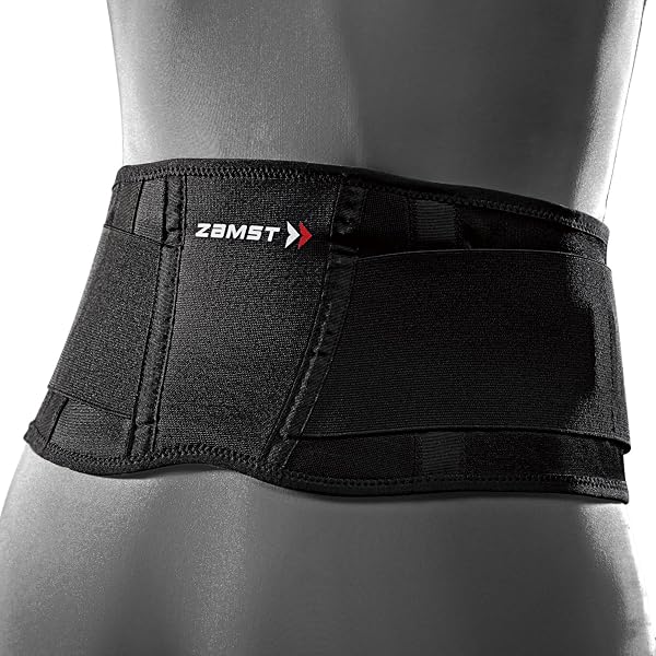 【バレーボール西田有志選手 愛用ブランド】 ザムスト(ZAMST) 動きやすさと固定力を兼ね備えた腰サポーター ZWシリーズ 圧迫力の調節が簡単 通気性が高く蒸れにくい 簡単着脱 スポーツ 日常生活 医療メーカー コルセット 男女兼用 - 1