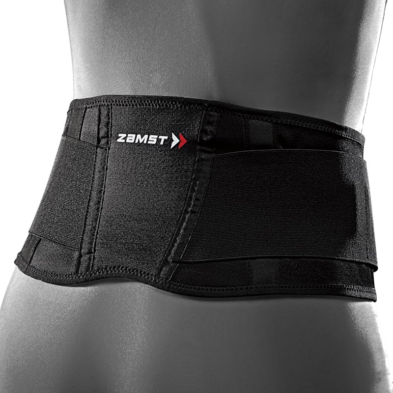 【バレーボール西田有志選手 愛用ブランド】 ザムスト(ZAMST) 動きやすさと固定力を兼ね備えた腰サポーター ZWシリーズ 圧迫力の調節が簡単 通気性が高く蒸れにくい 簡単着脱 スポーツ 日常生活 医療メーカー コルセット 男女兼用