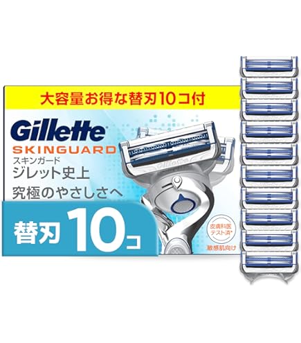 Amazon.co.jp: Gillette ジレット スキンガード 替刃8コ入 : ビューティー