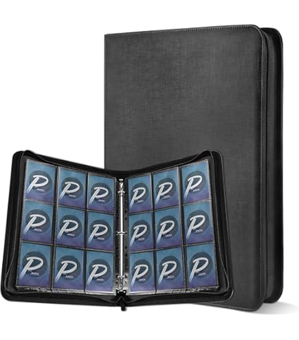 Amazon.co.jp: PAKESI カードファイル 12ポケット 600枚収納 25ページ