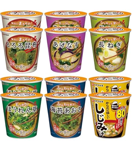 Amazon | インスタントみそ汁 カップ味噌汁 料亭の味 マルコメ 旭松 生
