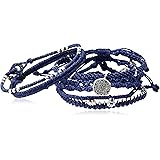 [ワカミ] wakami ブレスレット Earth 7 Strand navy WA-BC18009