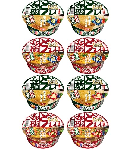 Amazon.co.jp: 【北海道限定】北のどん兵衛 天ぷらそば きつねうどん