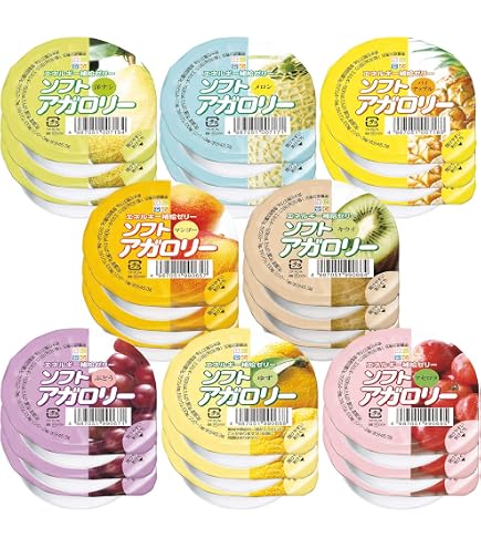 Amazon.co.jp: キッセイ薬品 ソフトアガロリー 詰合せ 83g×24個 : 食品