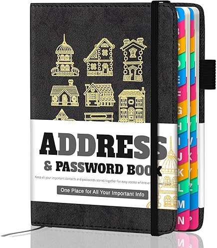 Address Book With Alphabetical Tabs, Hardcover Address 5 thumbnail image
