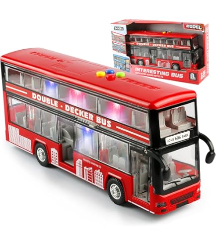 London Double Decker Bus Red - Motormax 76002 - 4.75