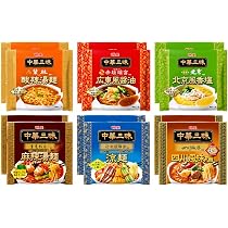 Amazon.co.jp: 明星 中華三昧 袋麺 6種12食アソート（ 酸辣湯麺,広東風