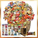 駄菓子 お菓子 詰め合わせ うまい棒 お楽しみセット ５０種５５点 箱 お誕生日 イベントやパーティー 子どもたちがデコって遊べるわくわく 知育【駄菓子屋あひるSHOP限定】 (駄菓子アソートM)