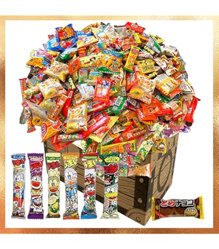 Amazon.co.jp: 【駄菓子 お菓子 詰め合わせ】 計50個 番ちゅーの宝箱