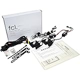 fcl.(エフシーエル) H4 Hi/Lo 35W HID バルブ HIDキット ヘッドライト 6000K 白 ホワイト ホワイト リレー付き 車検対応 12V 車専用 左右分2セット入り