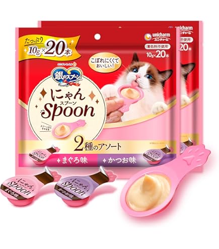 Amazon.co.jp: 銀のスプーン にゃんSpoon 2種のアソート まぐろ・鶏