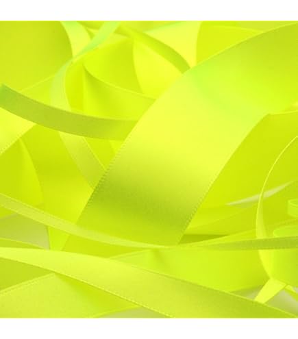 Amazon.co.jp: FUJIYAMA RIBBON ネオンカラー サテンリボン 両面