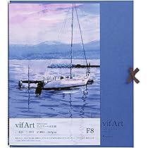 水彩「WORKS  8-3」F 8号 Amazon | マルマン スケッチブック F8 ヴィフアール 水彩紙 中目 15枚