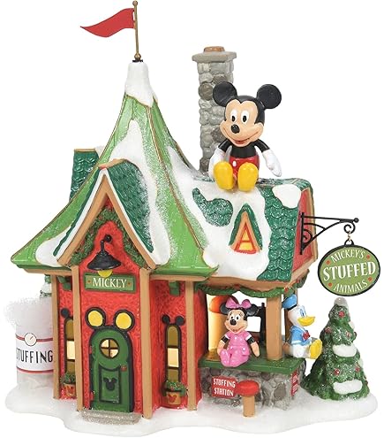 デパートメント56 ビレッジシリーズ ジオラマ ミッキーのクリスマスキャロル 楽天市場】Department 56 ミッキーの耳 工場 ライトハウス