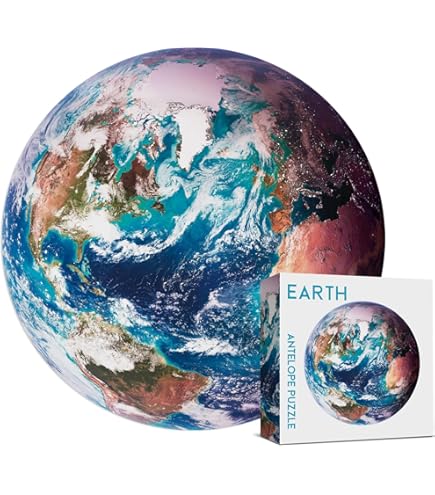 Amazon | 宇宙月 円形パズル 1000ピース 大人用 惑星 太陽系