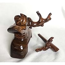 Amazon | ヘラブナ万力 天然木黄金柿 弓型万力 ヘラブナ釣具用品