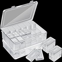 Amazon.co.jp: Batiyeer シルバーバーケースホルダー 200個