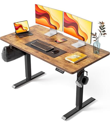 Amazon | Claiks 昇降デスク 幅140cm 引き出し付き デスク 高さ