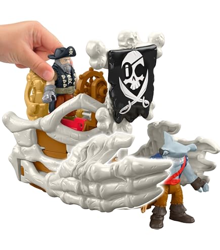 Replacement Blackbeard Pirate Figure For Fisher-Price Imaginext Pirate Ship Playset