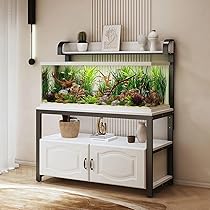 Starlight7072 　水槽台 Amazon.co.jp: 水槽台 水槽棚 用木板 水槽用 上下3段台 組立式