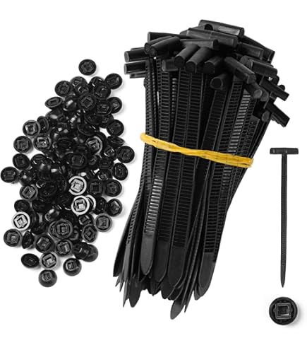 100PCS Heavy Duty Nylon Cable Ties - UV Resistant Self-Locking Zip Ties For Automotive & Home Use