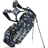 PYKES PEAK（パイクスピーク）キャディーバッグ(スタンド式)【軽量 2.2kg/ 6分割口枠/ 9.0 型/ 47インチ対応】/ キャディバッグ(カートタイプ)【軽量 2.4kg/ 14分割口枠/ 9.5 型/ 47インチ対応】ゴルフバッグ 