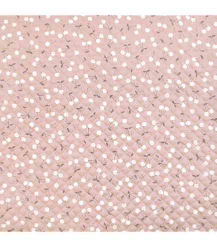 Amazon | キルティング 1m単位切り売り Q-123 水玉柄 キルト ピンク