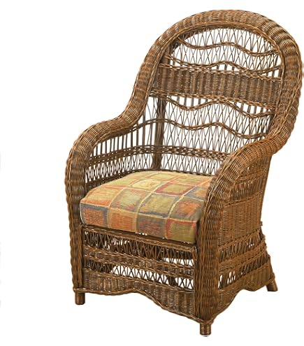 Amazon.co.jp: 籐(ラタン)家具 籐アームチェア ホワイトラタン Y130