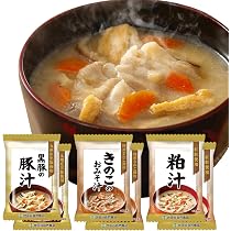 Amazon | 世田谷自然食品 具だくさん汁 3種 各2食 (黒豚の豚汁/粕汁