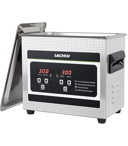 超音波洗浄機 ステンレス製 コンパクト Amazon | Kurflo 超音波洗浄機 超音波洗浄器 卓上超音波洗浄機